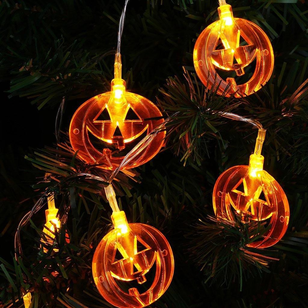 Halloween Indoor And Outdoor String 2 Meters 10 Lamp Battery Box Always On