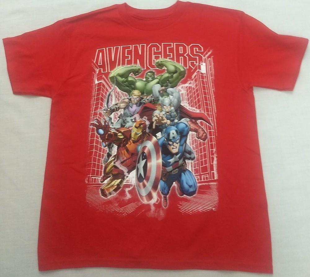 Marvel Avengers Superheros Shirt Kids Boys Officially Licensed Unisex T-Shirt
