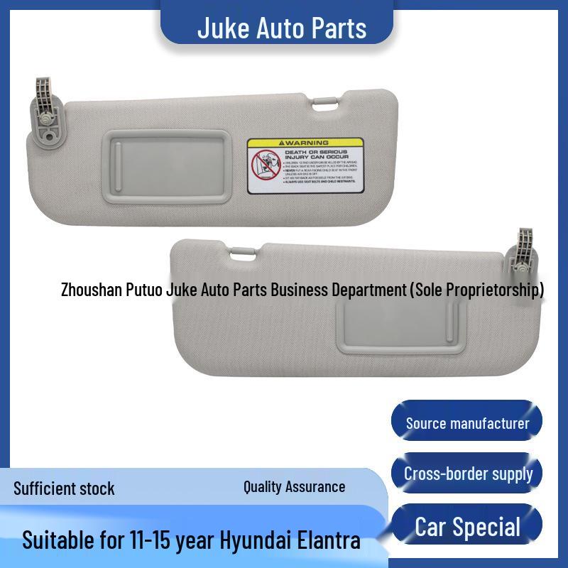 2011-2015 Hyundai Elantra Γκρι Σκιάδια Ηλίου, Συσκευασία 2 τεμαχίων, Κωδικός 852103X000TX