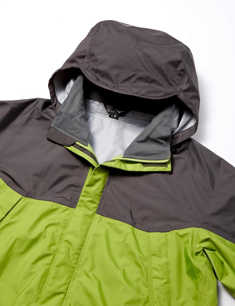 Mizuno Berg Tech EX Storm Rain Size L To Japanese Size 100 Durable Water A2MG8A01 Saber-VI Suit, Men's, Pistachio, (equivalent L), Washes, Repellent,