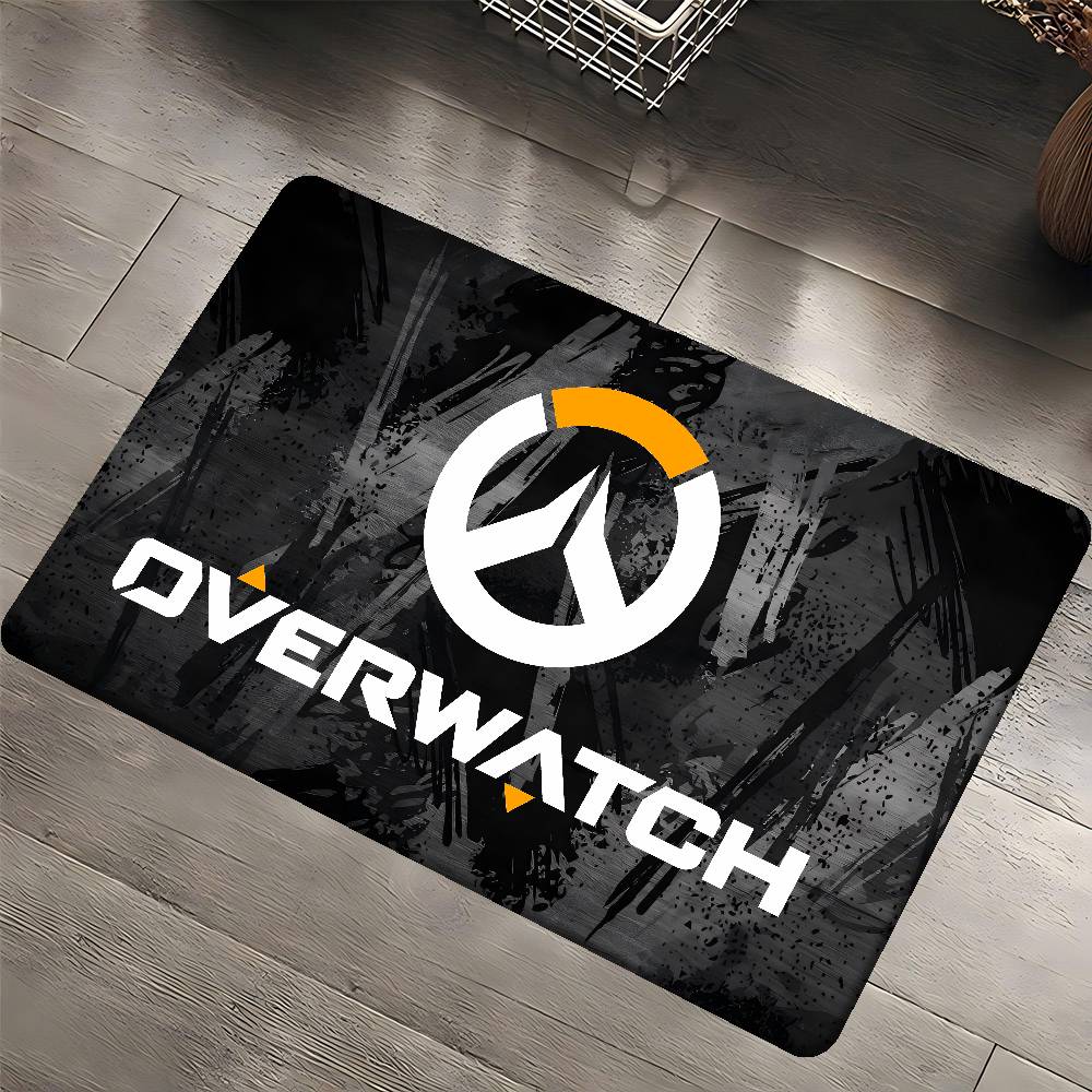 O-Overwatch Games LOGO Kitchen Mat Cheaper Anti-slip Modern Living Room Balcony Printed Modern Home Decor