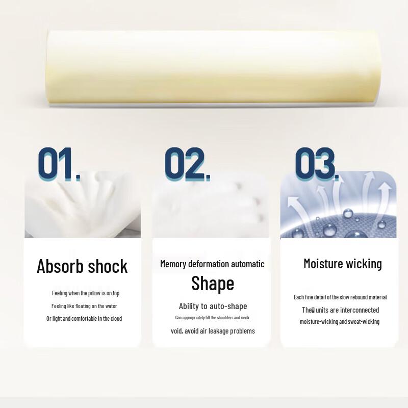 Hezheng Memory Foam Cervical Massage Pillow