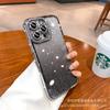 High-end luxury rhinestone glitter lens film is suitable for Apple 16promax mobile phone case iphone14 all-inclusive anti-15.