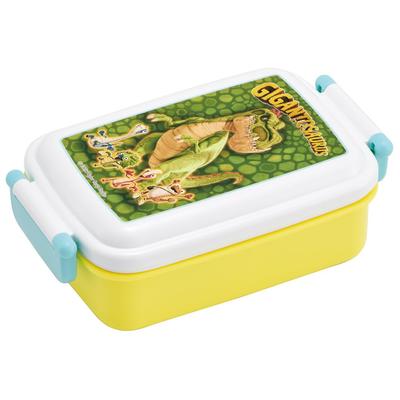 Skater Lunch Single Made In Gigantosaurus RBF3ANAG Kids' Box, Tier, 450ml, Dome-Shaped, Antibacterial, Japan, Design, Boys',