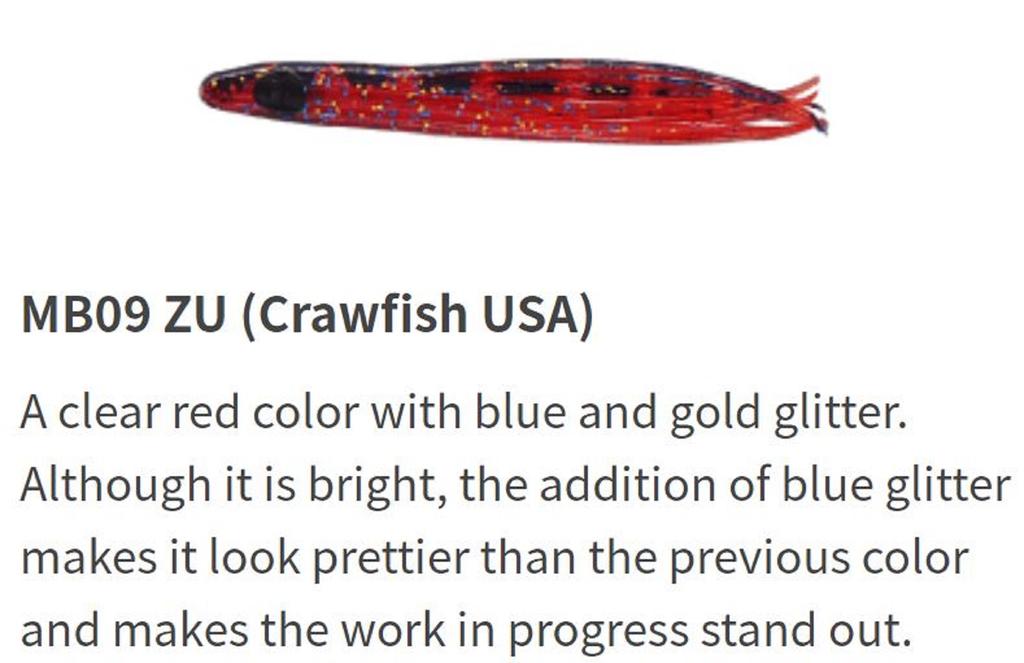 Yamashita Panic Bait Squid Skirts Size 1.5 45 Mm MB09 ZU (1749)