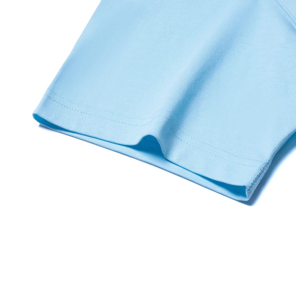 Li Ning Sports Lifestyle Series Logo Print Round Neck Short Sleeve T-Shirt Men Tops Ice-Blue AHST175-2