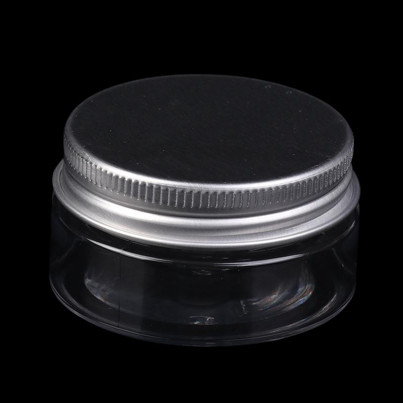 Empty Plastic Cosmetic Makeup Jar Pots Transparent Sample Bottles Eyeshadow Cream Lip Balm Container