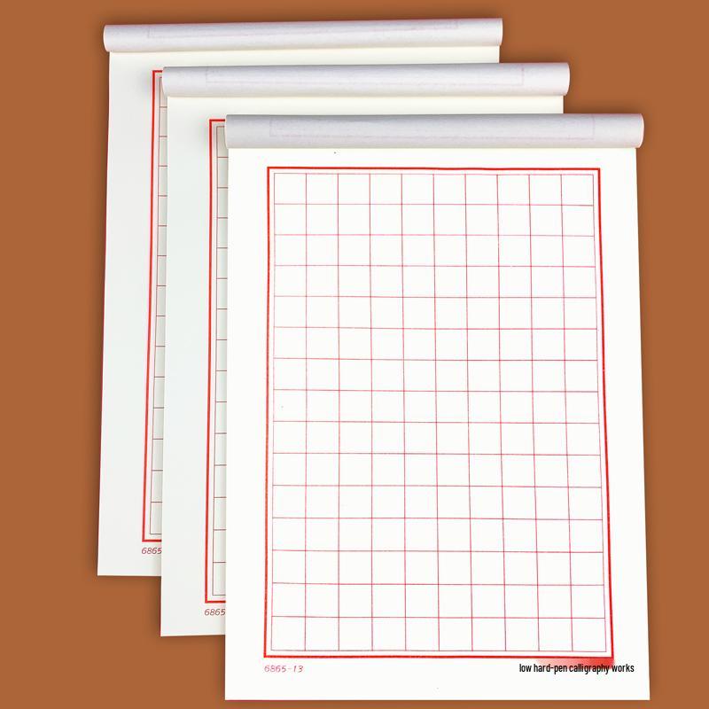Calligraphy Practice Paper: Horizontal and Vertical Lines & Styles