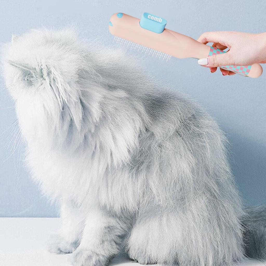 Pet Comb Self-Cleaning Hair Removal Comb One-button Press To Remove Loose Hair Dedicated Cat Comb For Pet Puppy Supplies
