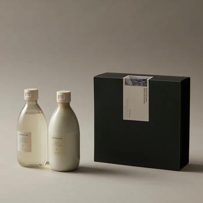 (Tout-en-un/emballage cadeau) Ensemble 2 pièces Lavage Tout-en-un Cheveux & Corps Romarin + Lotion