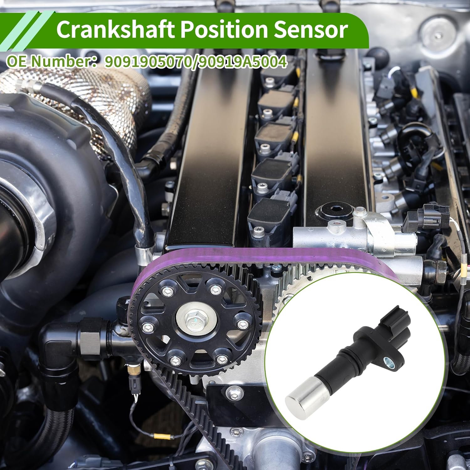 

No.90919-05070 Crankshaft Position Sensor for Toyota Avalon Hybrid 2.5 13-18 for Toyota Camry LE SE XLE 2.5 2010-2017 for Toyota C-HR 2.0 19-22