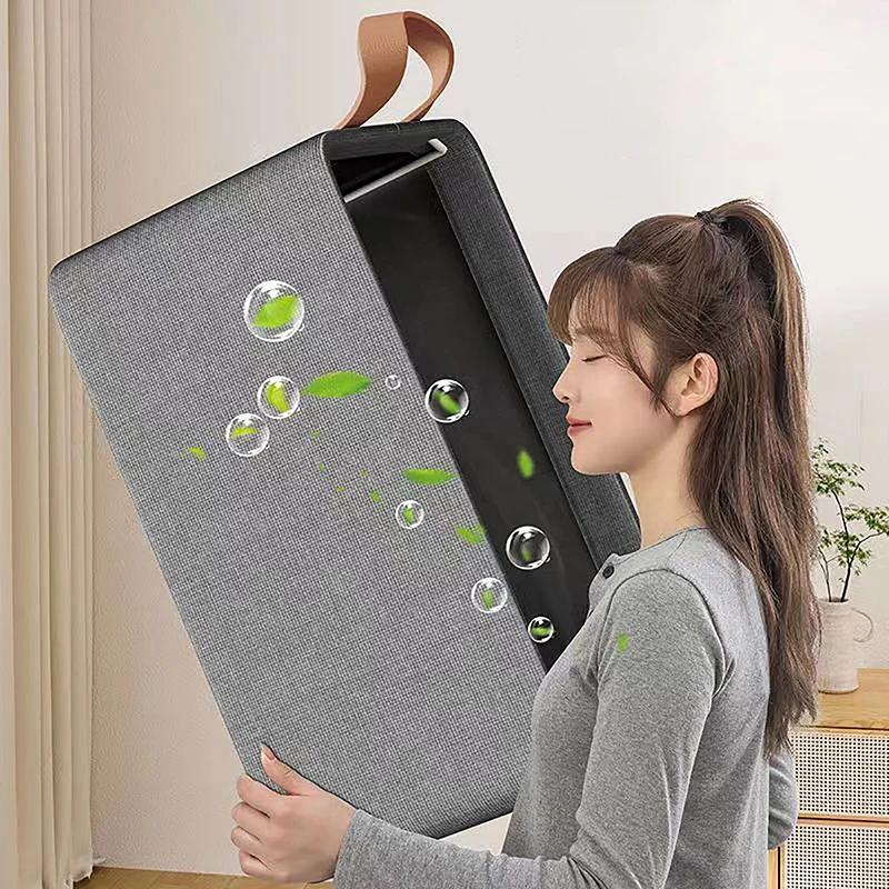 Steel Frame Folding Storage Boxes Dust-proof Moisture-proof Clothes Trousers Socks Home Organization Drawer Wardrobe Storage Box