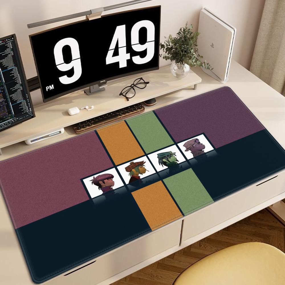 Rock Gorillaz Demon Days Mouse Pad Gaming Accessories Protector Office Laptop Gamer Cabinet Non Slip