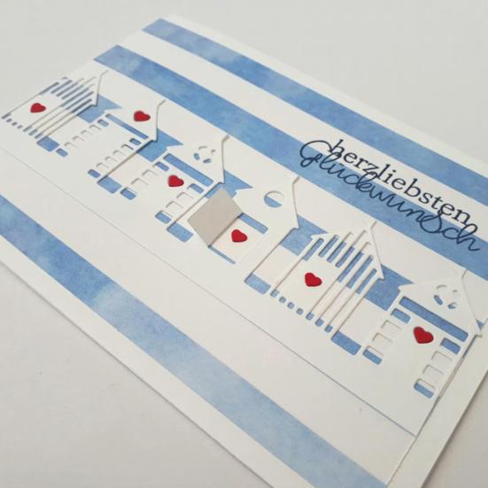 Home House Cutting Dies DIY Scrapbook Emboss Paper Cards Decor Punch Stencil