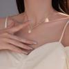 Banyan Tree S925 Silver Four-Leaf Clover Necklace - Elegant Female Design, New Fashion Clavicle Chain