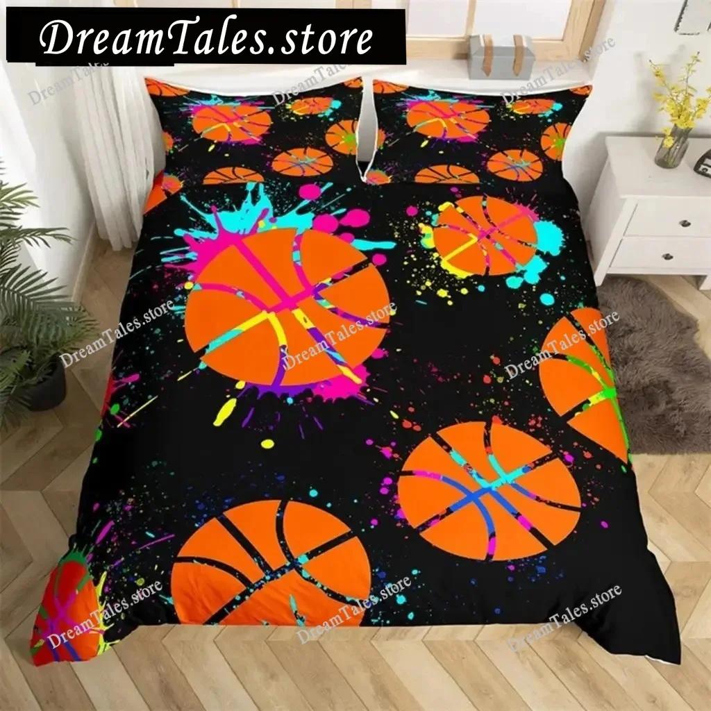 3D Print Baseball Duvet Cover Set Sports Theme Bedding Set King Baseball Gaming Geometry Stripe Quilt Cover for Boy Girl