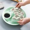 Kitchen Tableware Duallayer Wheat Straw Disc Tool Spices Dish Fruit Bowl Dumplings Dish Tableware Snack Dipping Saucer Plate