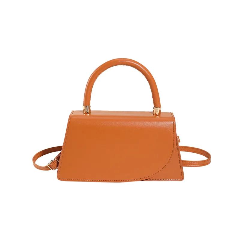 Texture Small Bag for Women, New Trend This Year Solid Color Crossbody Bag, Fashiable Hand-held Small Square Bags Trend