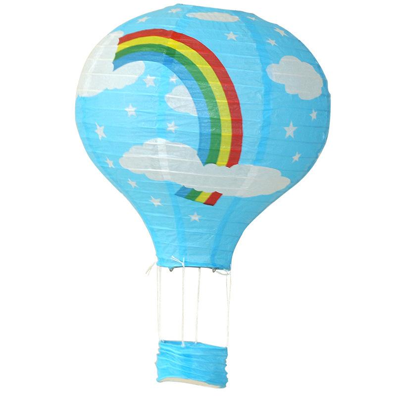 New 12inch Hot Air Balloon Paper Lantern Chinese Hanging Lantern Lamp Birthday Party Wedding Decor Lanterns Baby Showers