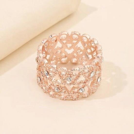 Silk Scarf Ring Clip for Women Metal Round Circle Clip Buckle Rhinestone Love Clothing