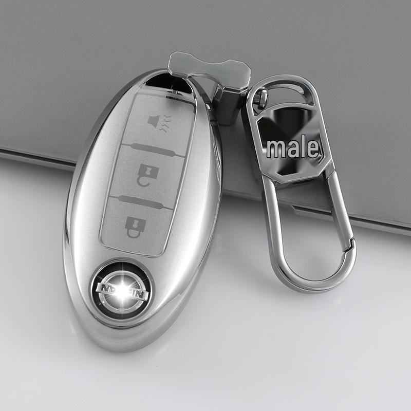 Etui na kluczyk 2022 Nissan Sylphy & 14. generacji Cima ze złotym obrzeżem