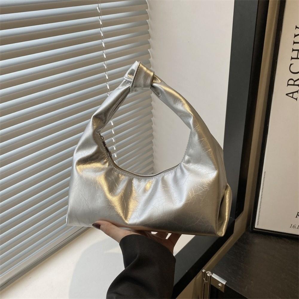 Dumpling Clutch Bags Solid Color Women Handbags Stylish Armpit Bags  Daily