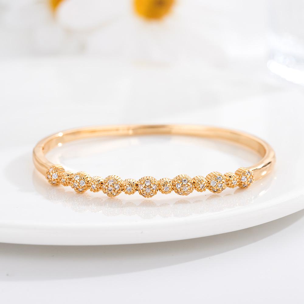Seiko Round Ball Closed-mouth Retro Style Versatile Temperament Jewelry Bracelet for Women 17CM