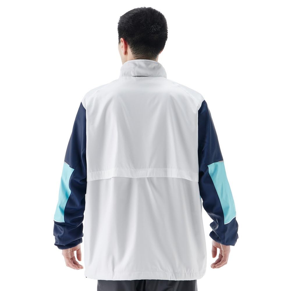YONEX Wind Warmer Shirt 70105 Small Uni-Lined White/Mint (551)