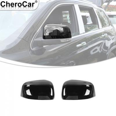 Schwarze Rückspiegel Dekorative Abdeckung Schale Zierleiste Für Jeep Grand Cherokee 2011-20