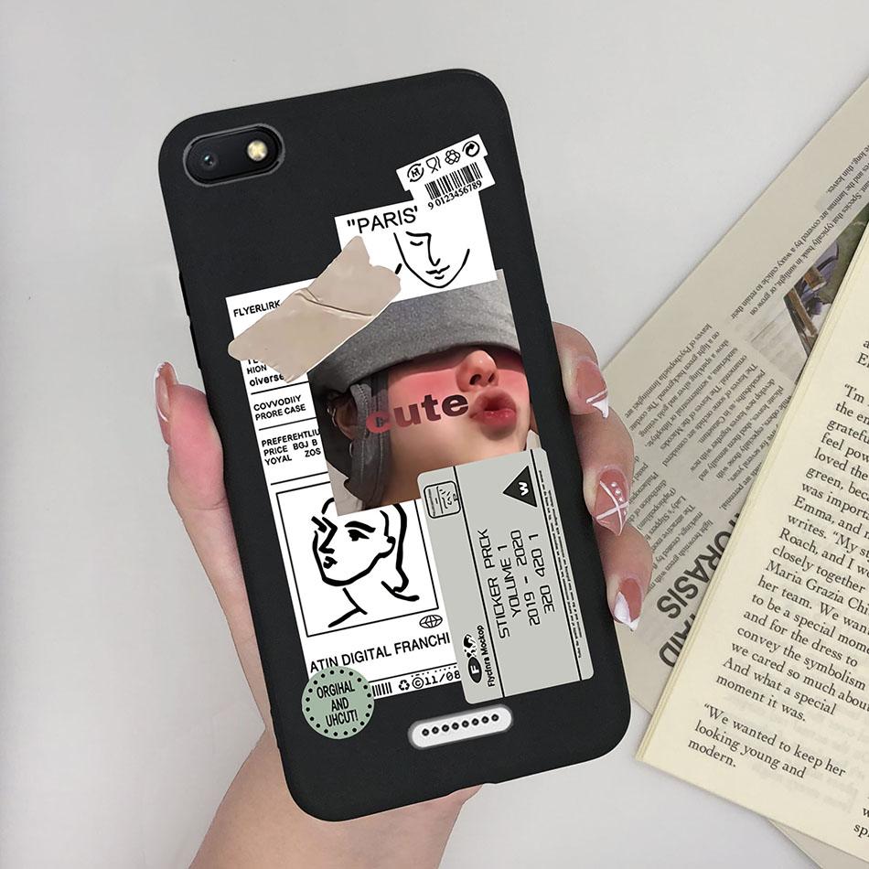 For Xiaomi Redmi 6A Case Cover Soft Silicone multicolor cute tpu Phone Cover Case For Xiomi Redmi 6A 6 A A6 bumper Phone Funda