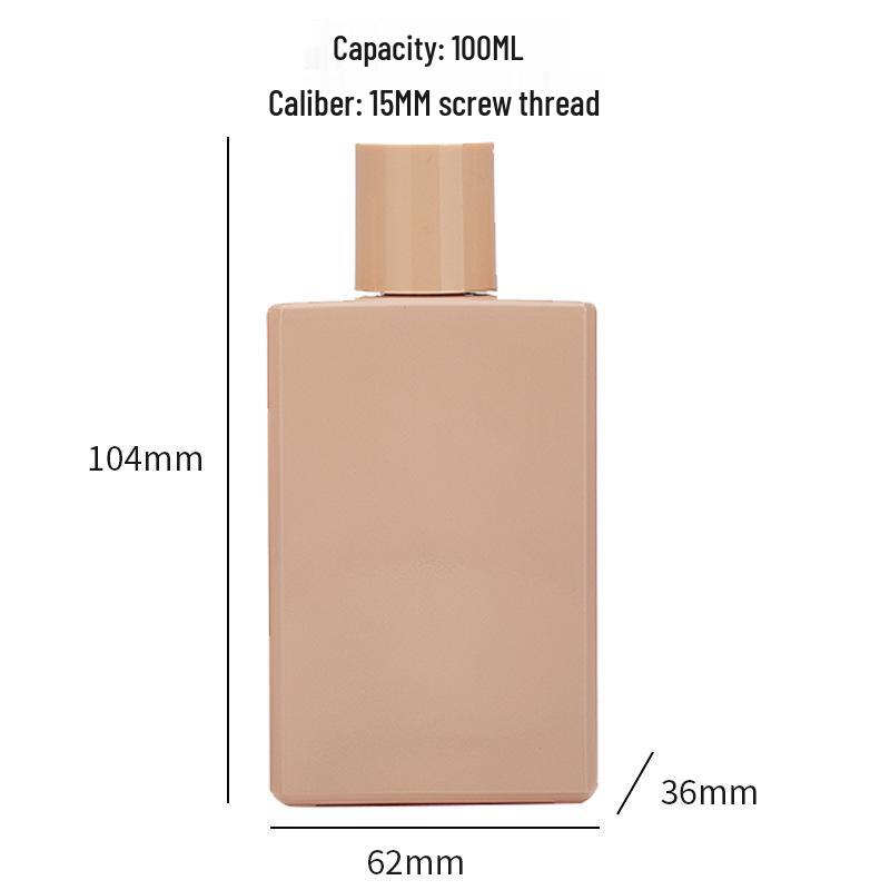 High-Quality Bayonet Glass Perfume Bottle with Thickened Design and Press Spray