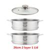 Basket with Double Ear Rice Cooker Pot Steaming Grid for Dumplings Drain Basket Kitchen Cooking Tool 304 Stainless Steel Steamer