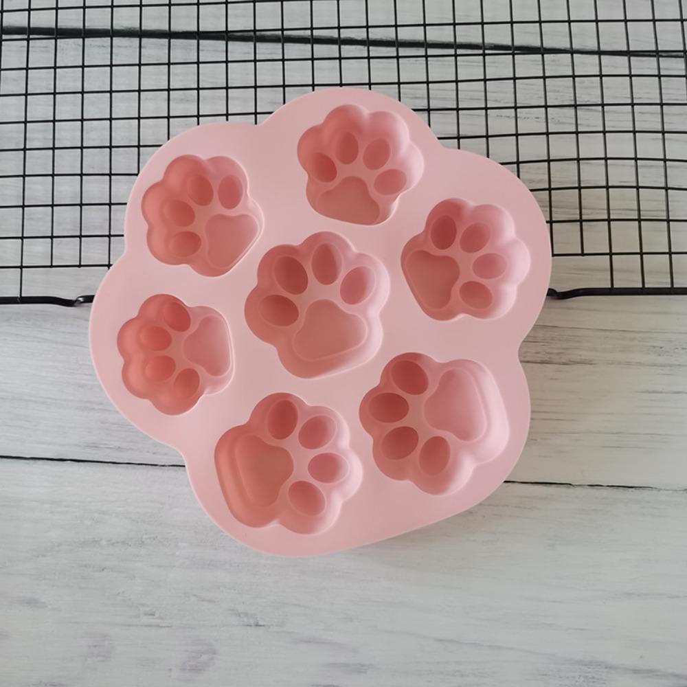

Silicone Animal Paw Mold Cartoon Cake Moulds Baking Accessories Food Grade Silicone Molds Fondant рожевий