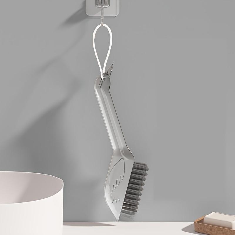 

1PC Multi-functional Gap Cleaning Brush, Cartoon Swan Model, The Head on The Handle Can Be Used As A Shovel To Remove Stubborn Stains сірий колір