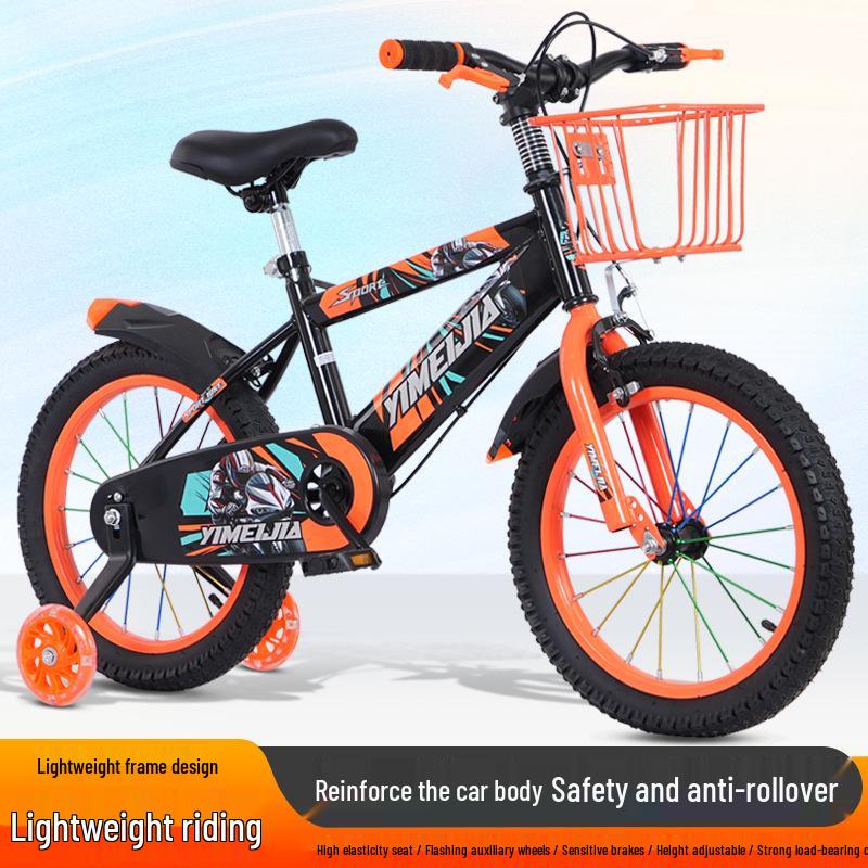 Kinderfahrrad für 3-10 Jahre, Jungen & Mädchen, Erhältlich in 12-18 Zoll Größen.