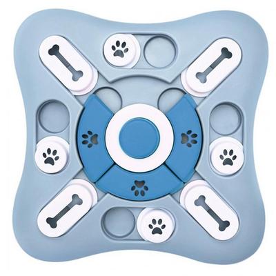 Hundenase Arbeit Spielzeug Puzzle Intelligenzentwicklung Snack Spiel, blau, 2 Stück