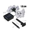 LED Solar Crystal Globe String Lights Outdoor Waterproof Fairy Light Christmas Halloween Party Decor for Garden Patio Balcony