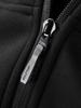 2025 Fleece-Lined Hooded Jacket: Men's Plus Size Thick Casual Sport Cardigan for Autumn/Winter