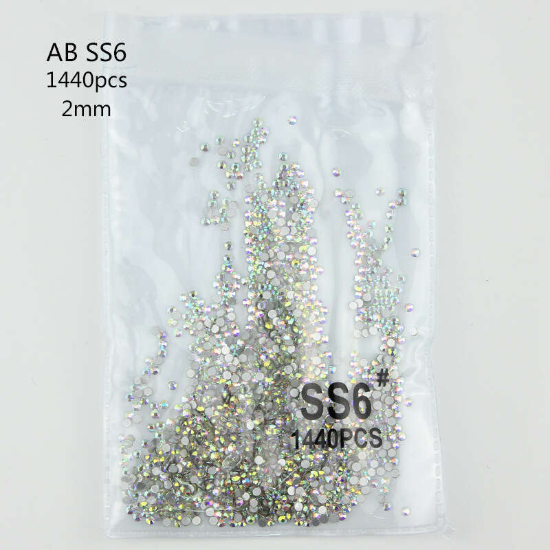 Flat Back Rhinestones, Mixed Sizes Glass Crystal Flat Back Nail Rhinestones, Small Rhinestones For Crafts Nail Face Clothes Shoes