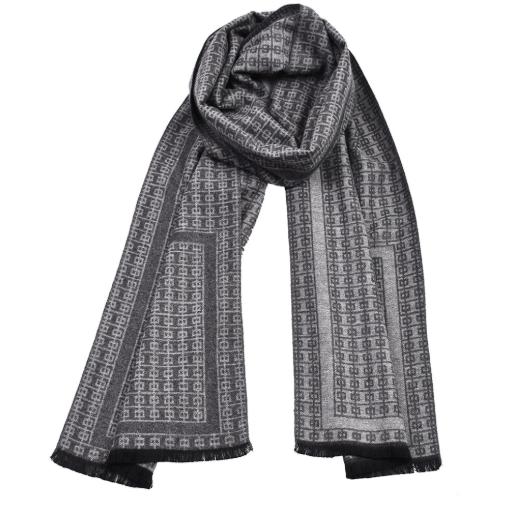 New Arrival High Quality Men's Double-sided Thickened Warm Scarf Korean Design Men's Knitted Scarves