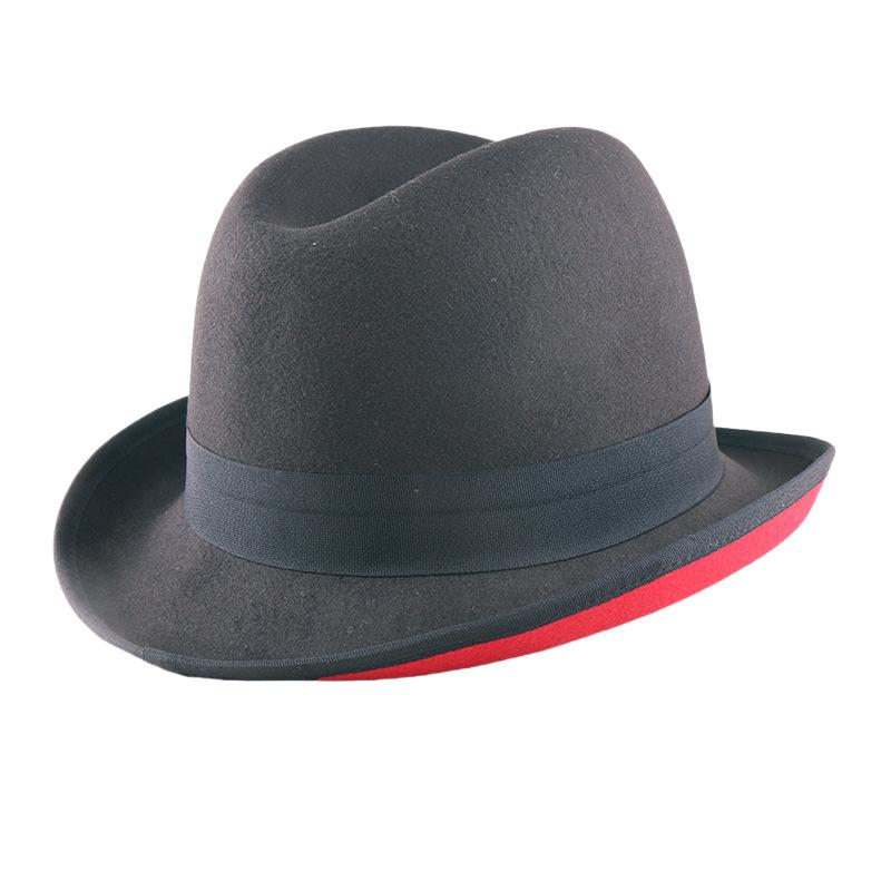 Hot Sale Gem Top Wool Jazz Top Hat Shopping Versatile Fashion Mini Hat