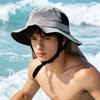 Adjustable Fisherman Hat Sun Protection Shawl Bucket Hat Fashion Beach Cap  Outdoor