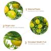 2pcs Artificial Lemon Branches Yellow Plastic Simulated Fruits Decoration Home Floral PicksLemon BranchFlower BouquetFruit