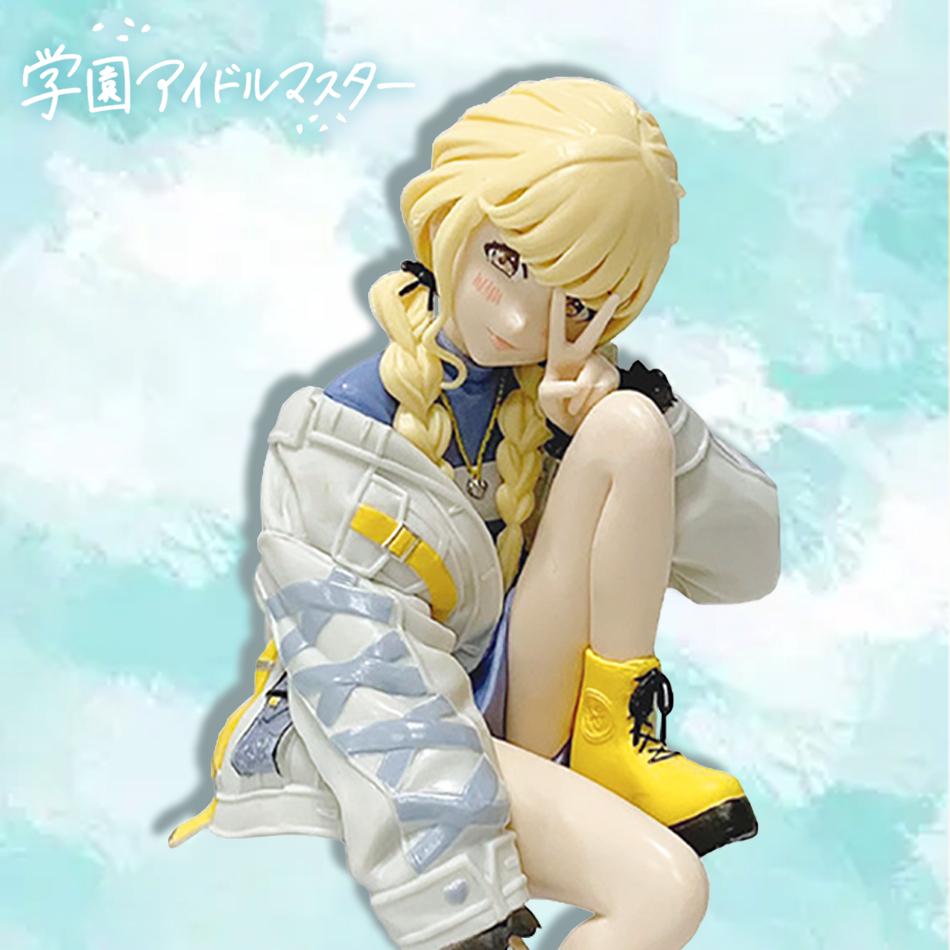 17cm Anime School Idol Master Fujita Kiyomi Figure Kotone Fujita Cute And Beautiful Girl Figure Action Character Pvc Model Toys