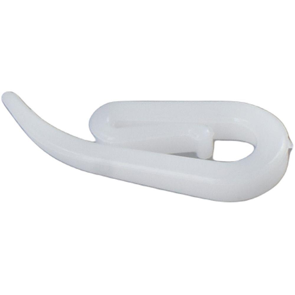 50pcs Wide Range Of Application Plastic Accessories Smooth And Polished Comma Hook  Home