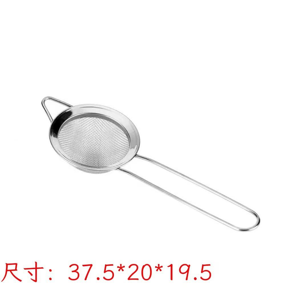 Stainless Steel Slant Mesh Oil Filter Strainer Kitchen Flour Sieve Colander