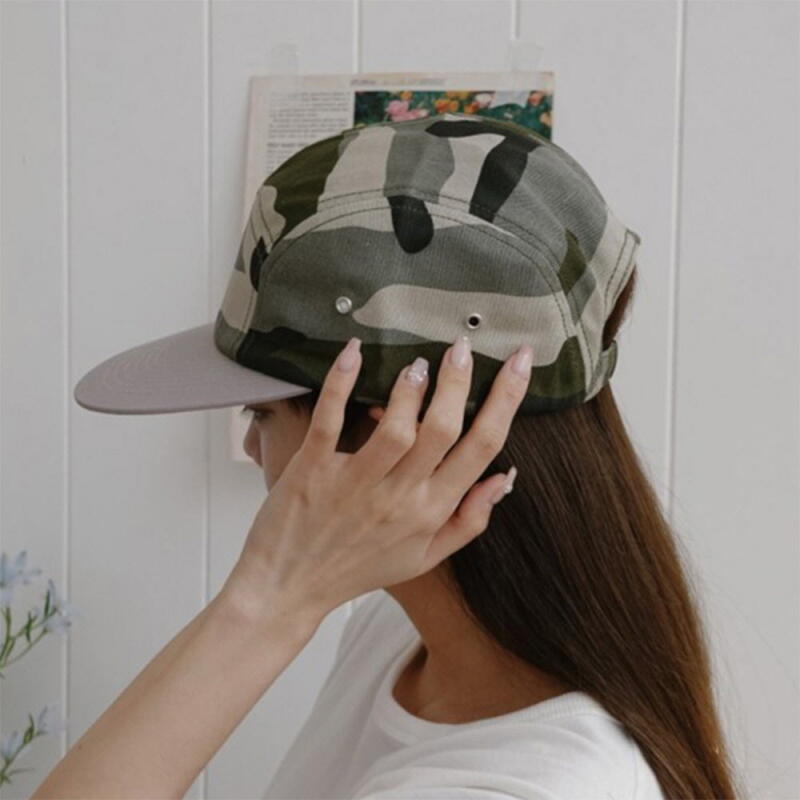 Женская Мужская Камуфляжная Походная Кепка Гранж Шляпа C8143_Gray