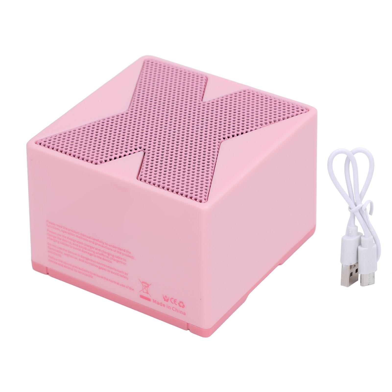 

Мини Bluetooth-динамик, настольный Hi-Fi стереодинамик, беспроводной портативный динамик для мужчин, женщин, мальчиков, девочек Roseate