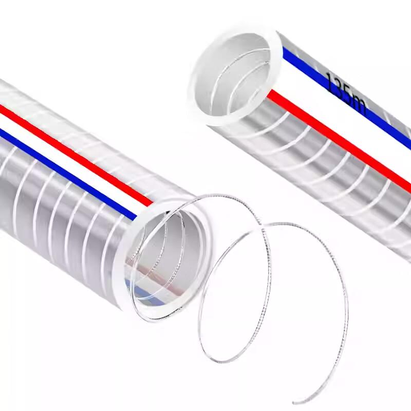 Heavy-Duty Transparent PVC Steel Wire Reinforced Hose