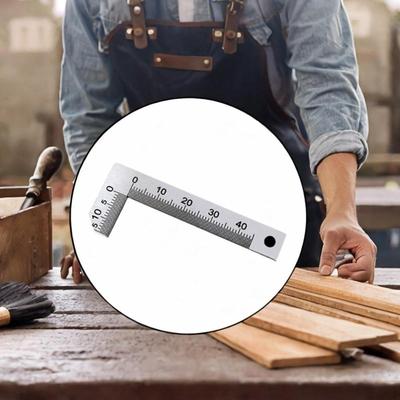 Chamfer Gauge Ruler,Right Angle Ruler Woodworking Measuring Tool Caliper for Glass
